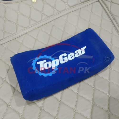 Universal Car Neck Rest Headrest Pillow Cushion Sporty Style Blue 2