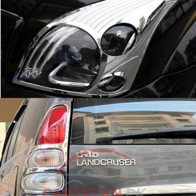 Toyota Prado FJ 120 Headlight Backlight Chrome Cover