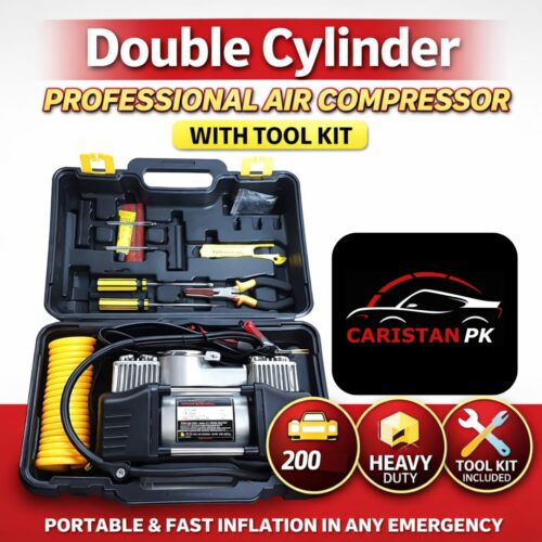 Double Cylinder Professional Air Compressor With Tool Kit