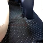 Changan Alsvin 7D Floor Mats Black With Beige Stitch 3