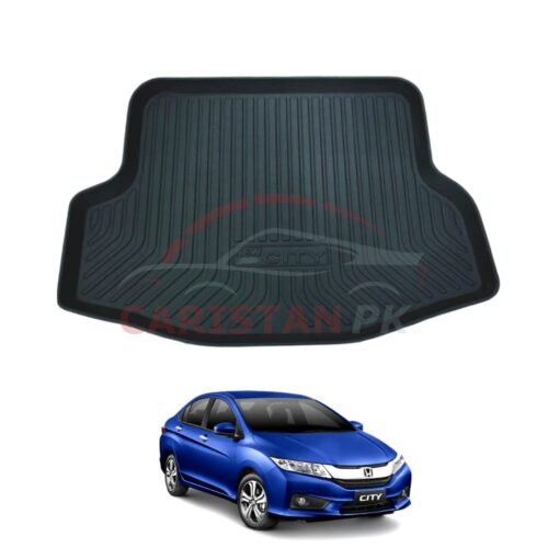 Honda City PVC Trunk Mat Black 2022 Model & Onwards