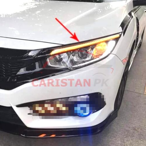 Honda Civic Eyebrow LED DRL Sequential Lights 2016-21 2