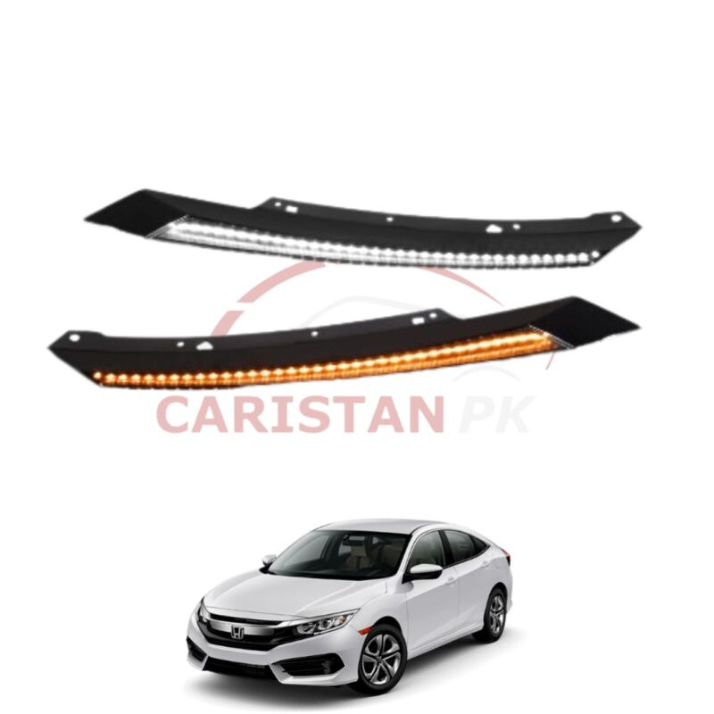 Honda Civic Eyebrow LED DRL Sequential Lights 2016-21