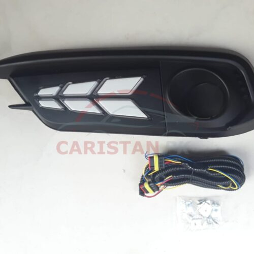 Honda Civic Fog Lamp DRL Cover Design A 2016-21 1