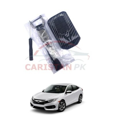 Honda Civic Key Shell Key Case Carbon Fiber 2016-21 Model