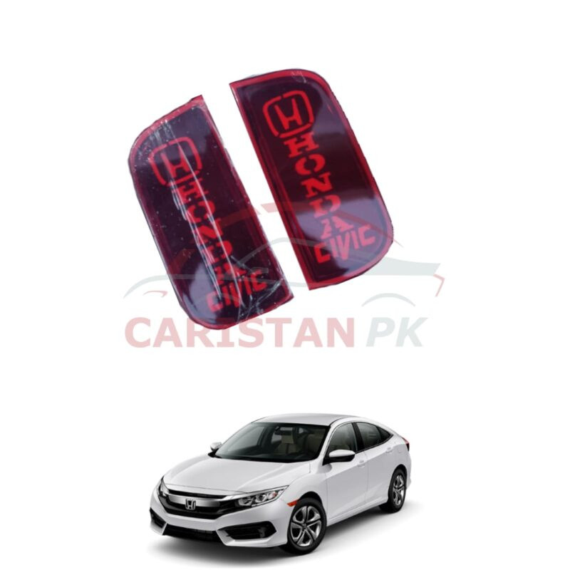 Honda Civic Rear Bumper Reflector Brake Lamp Style 2016-21 Honda Civic Rear Bumper Reflector Brake Lamp Style 2016-21
