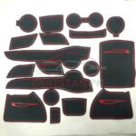 KIA Sportage Non Slip Interior Protection Mats Red 1 KIA Sportage Non Slip Interior Protection Mats Red 1