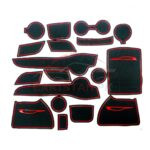 KIA Sportage Non Slip Interior Protection Mats Red KIA Sportage Non Slip Interior Protection Mats Red