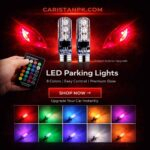 Multi Color Parking Bulb With Remote T10 Parking LED