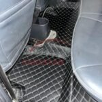 Suzuki Cultus 7D Floor Mats Black With Beige Stitch Hard Design 2017-26 1