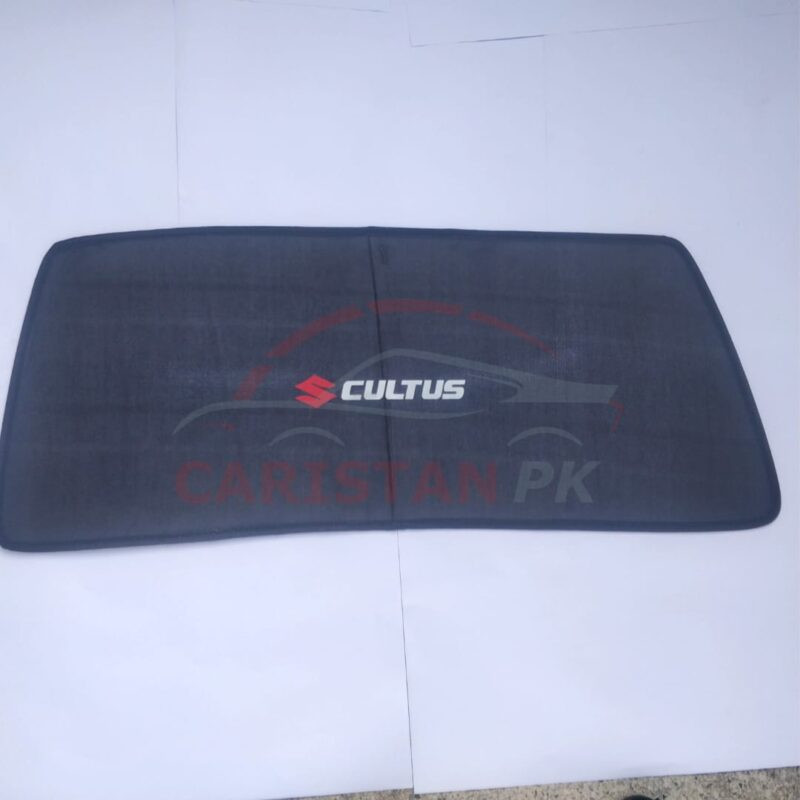 Suzuki Cultus Back Screen Curtain With Logo 2002-16 1