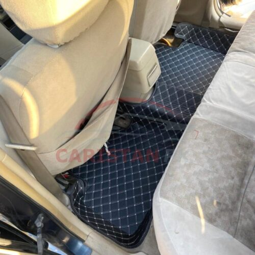 Toyota Corolla 7D Floor Mats Black With Beige Stitch 2002-08 Model 3