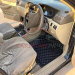 Toyota Corolla 7D Floor Mats Black With Beige Stitch 2002-08 Model 5