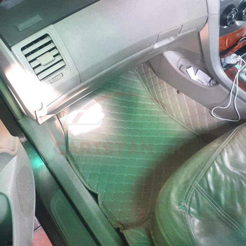 Toyota Corolla 7D Floor Mats Gray Beige 2009-13 Model 2