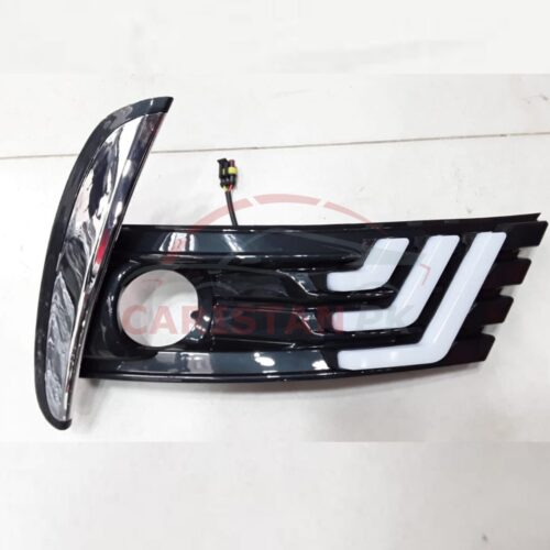 Toyota Corolla Face Lift Lexus Style Fog Lamp Light DRL Cover 2017-21 1