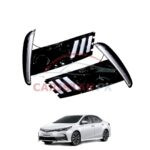 Toyota Corolla Mustang Style Fog Lamp Light DRL Cover Chrome 2017-21 Toyota Corolla Mustang Style Fog Lamp Light DRL Cover Chrome 2017-21
