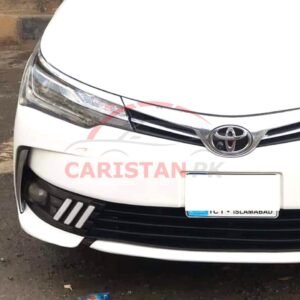Toyota Corolla Mustang Style Fog Lamp Light DRL Cover Chrome 2017-21 3