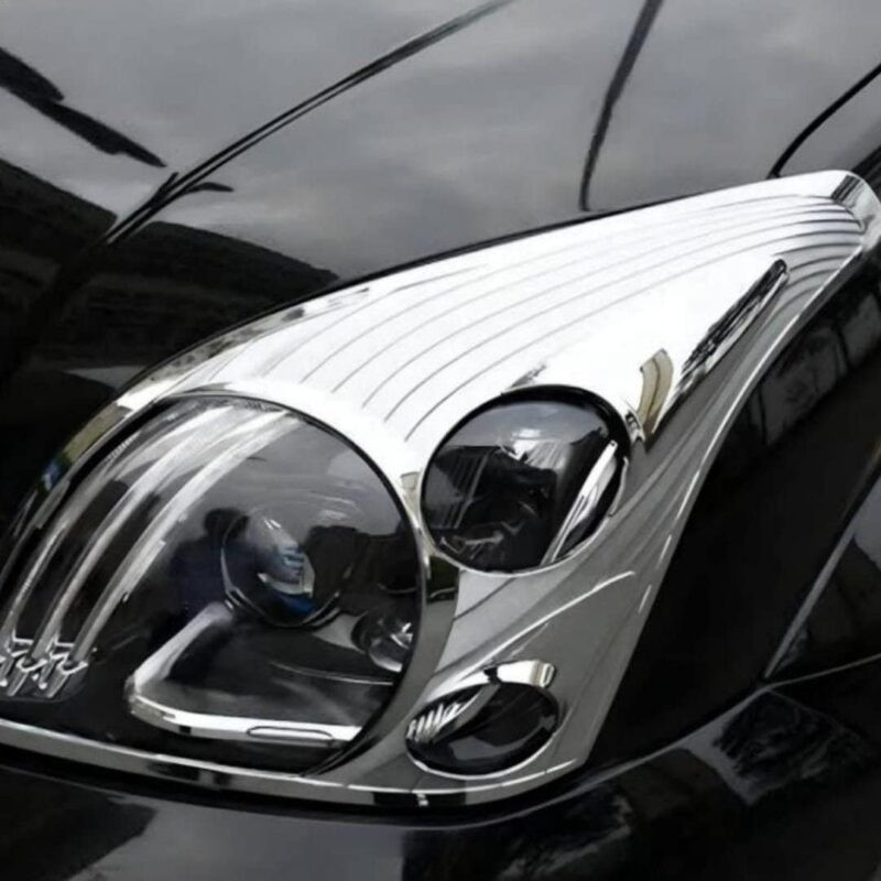 Toyota Prado FJ 120 Headlight Backlight Chrome Cover 3