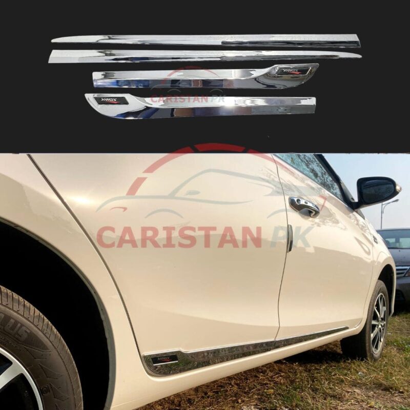 Toyota Yaris Door Lower Chrome Moulding Toyota Yaris Door Lower Chrome Moulding