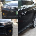 Unpainted Toyota Corolla ABS Plastic Simple Style Body Kit 7 Piece Unpainted Toyota Corolla ABS Plastic Simple Style Body Kit 7 Piece