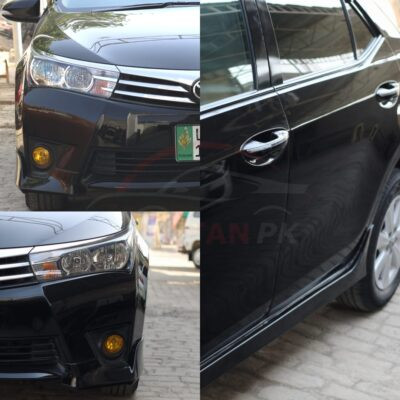 Unpainted Toyota Corolla ABS Plastic Simple Style Body Kit 7 Piece