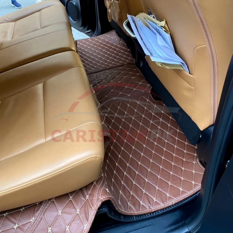 Toyota Fortuner 7D Floor Mats Brown 4 Piece Set 2016-22 Model 3