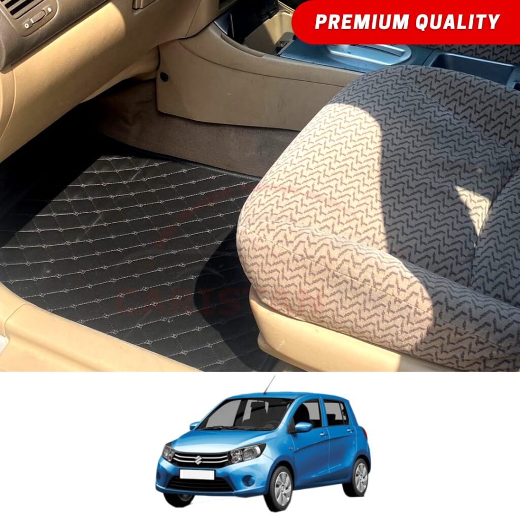 Suzuki Cultus Flat Style 7D Floor Mats Black 2017-24
