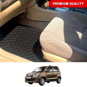 Suzuki Wagon R Pakistan Variant Flat Style 7D Floor Mats Black