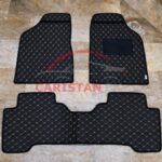 Changan Alsvin Flat Style 7D Floor Mats Black With Red Stitch 2