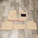 Toyota Mark X Flat Style 7D Floor Mats Beige Stitch 2004-10 2