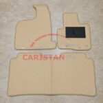 Honda N One Flat Style 7D Floor Mats Beige Stitch 2013-20 2