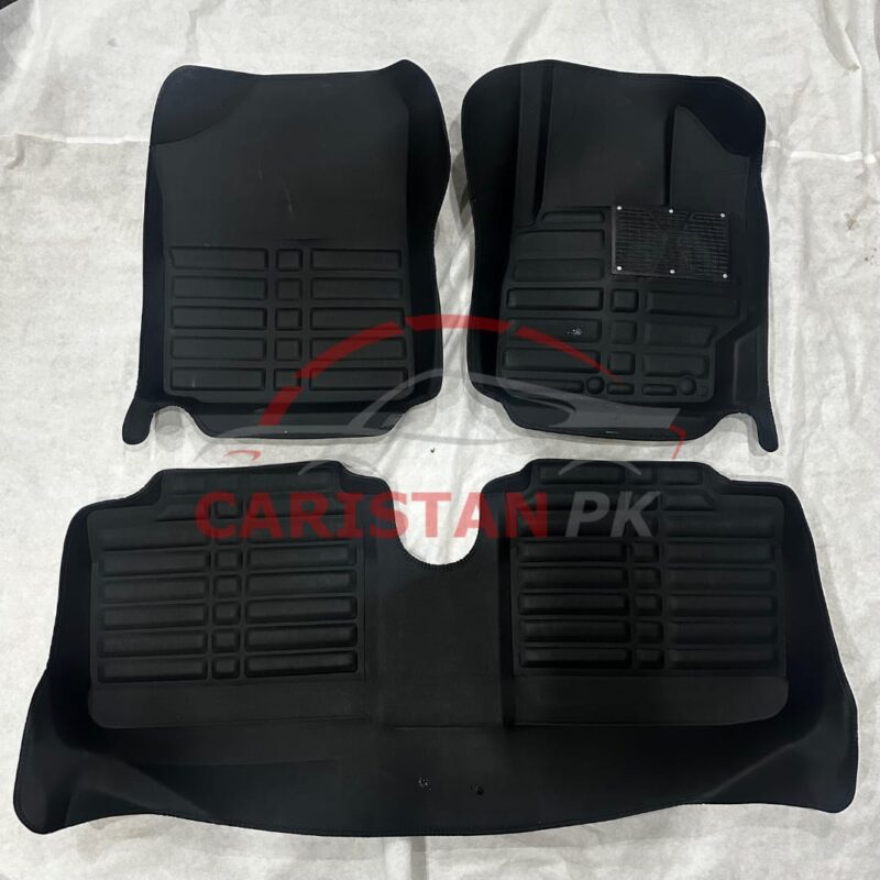 Toyota Vitz 5D Floor Mats Black 2017-23 2