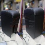 Custom Fit Car Wooden Armrest Matt Black White 5