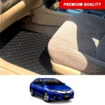 Honda City New Shape Flat Style 7D Floor Mats Black