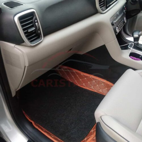 KIA Sportage 9D Floor Mats Orange 2
