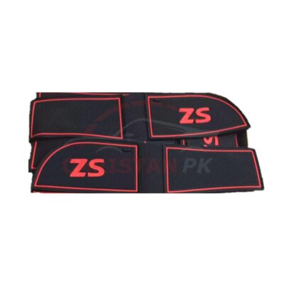 MG ZS Non Slip Interior Protection Mats Red