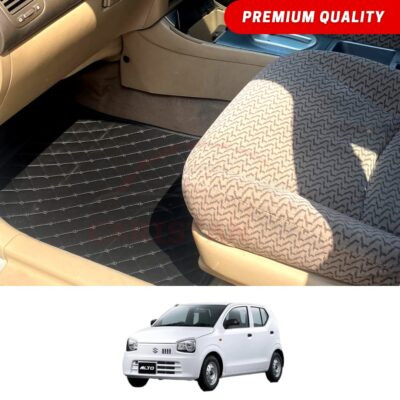 Suzuki Alto Flat Style 7D Floor Mats Black 2017-26