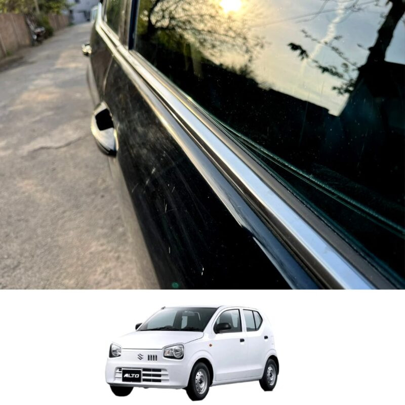 Suzuki Alto Window Chrome Weather Strip 2017-26 Suzuki Alto Window Chrome Weather Strip 2017-26