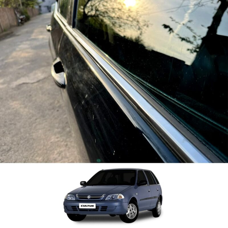 Suzuki Cultus Window Chrome Weather Strip 2002-16 Suzuki Cultus Window Chrome Weather Strip 2002-16