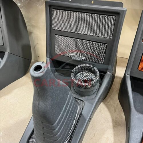 Suzuki Mehran Carbon Fiber Console Box With Cup Holder 1