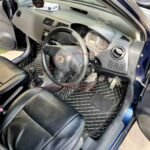 Suzuki Swift 7D Premium Floor Mats Black With Beige Stitch 2007-21 Model