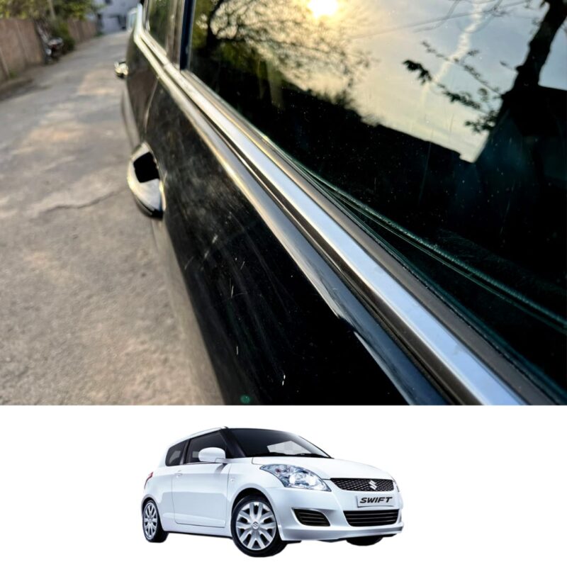 Suzuki Swift Window Chrome Weather Strip 2007-21 Suzuki Swift Window Chrome Weather Strip 2007-21