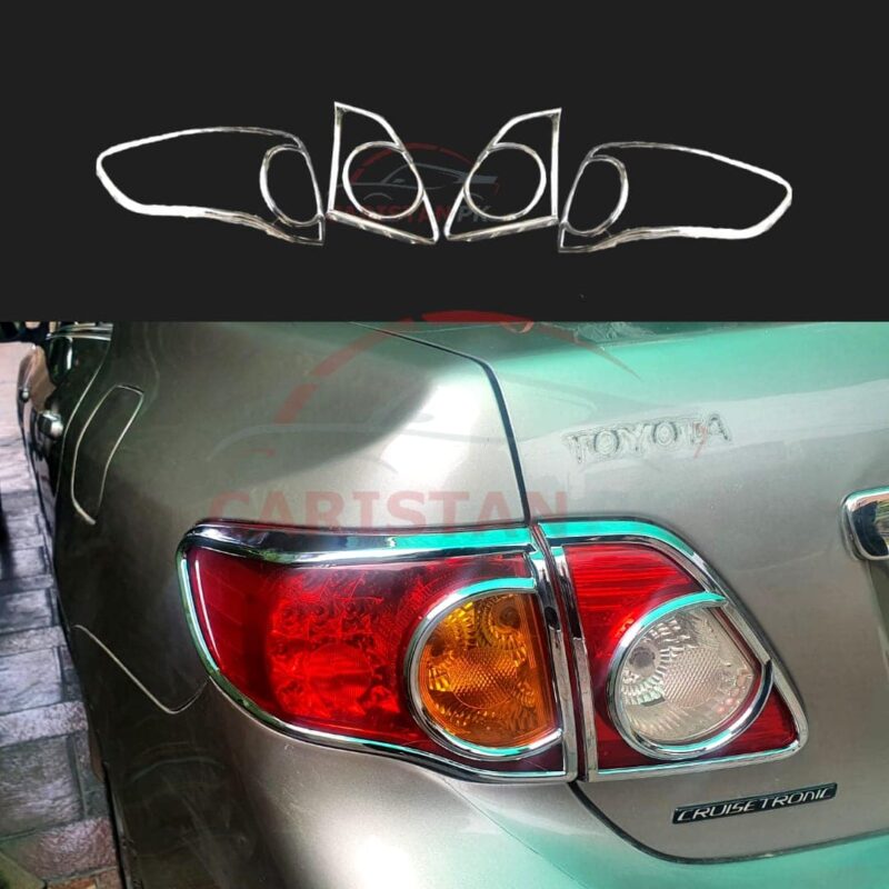 Toyota Corolla Backlight Chrome Cover 2009-10