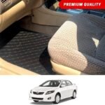 Toyota Corolla Flat Style 7D Floor Mats Black 2009-10