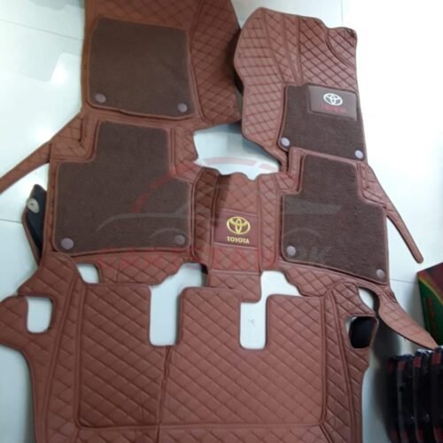 Toyota Fortuner Premium 9D Floor Mats Brown 2016-25 1