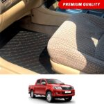 Toyota Hilux Vigo Flat Style 7D Floor Mats Black