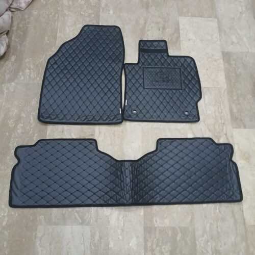 Toyota Prius Flat Style 7D Floor Mats Black 2010-17 4