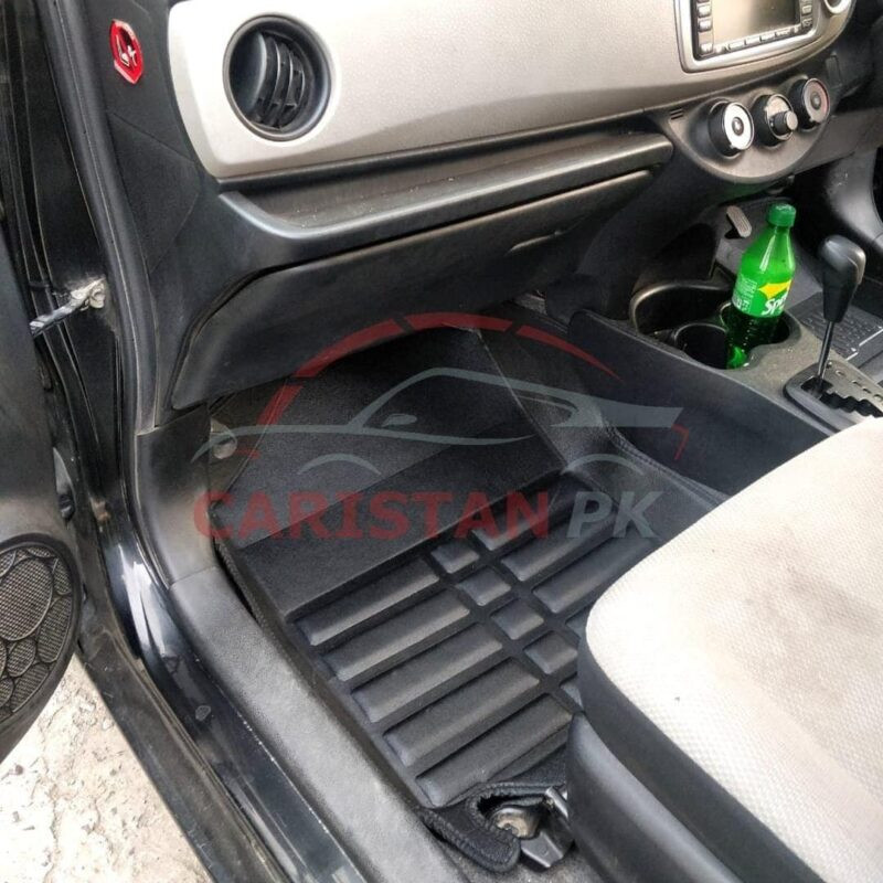 Toyota Vitz 5D Floor Mats Black 2017-23 2 Toyota Vitz 5D Floor Mats Black 2017-23 2
