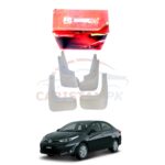 Toyota Yaris Mud Flaps Splash Guards White