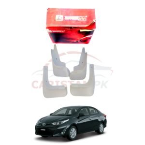Toyota Yaris Mud Flaps Splash Guards White